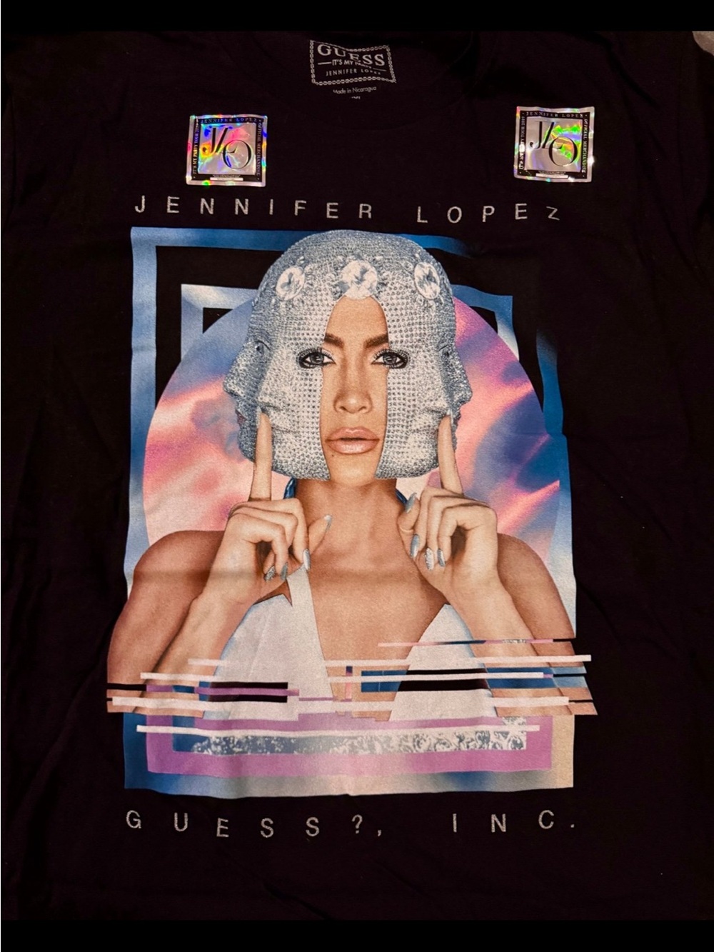Guess T-Shirt-Jennifer Lopez Its My Party 2019 Tour